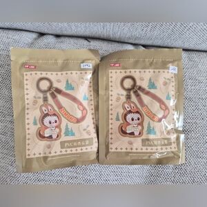 Pop Mart Pop Land PVC Key Chain Blind Bag Bundle Of 2